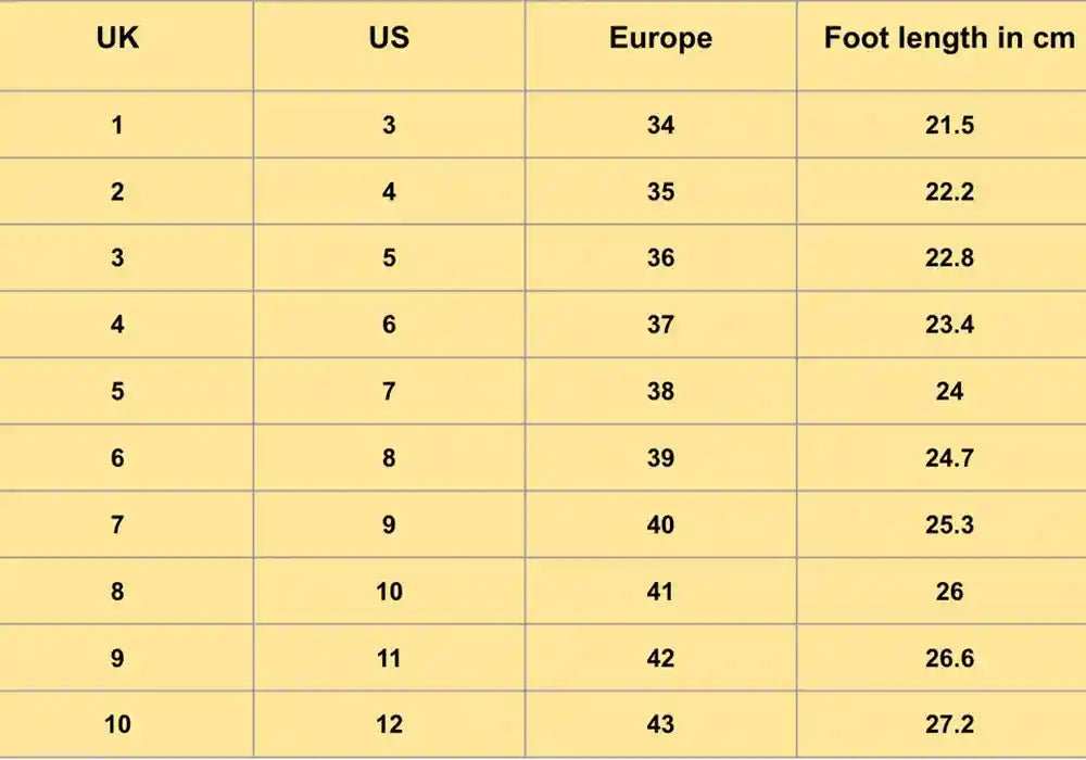Size guide