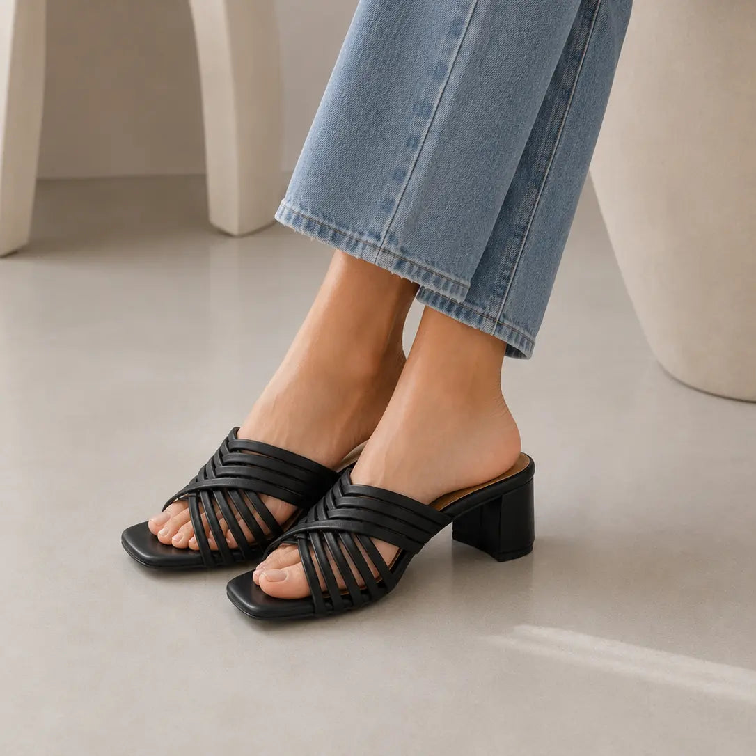 Sara - Block Heel Sandals