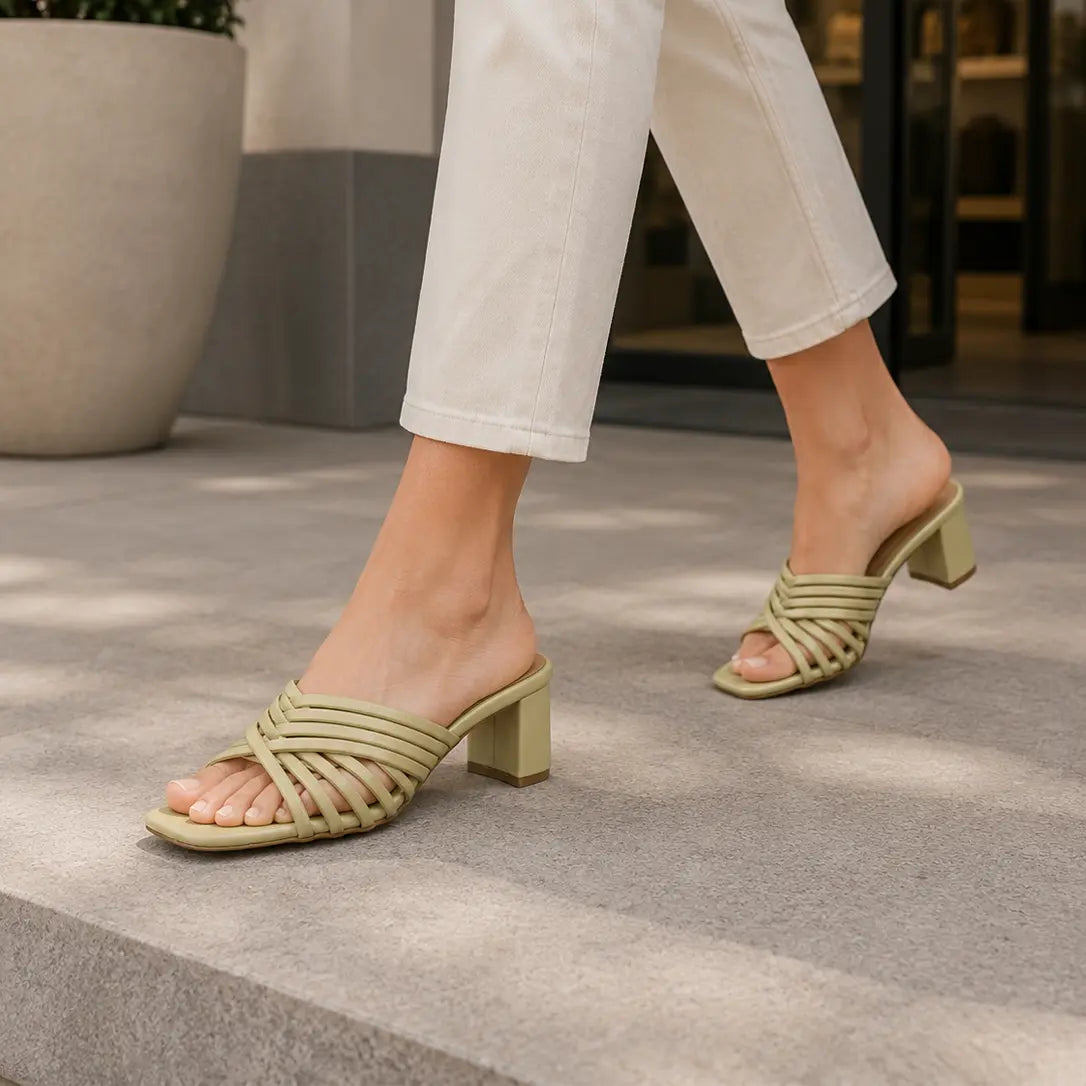 Sara - Block Heel Sandals