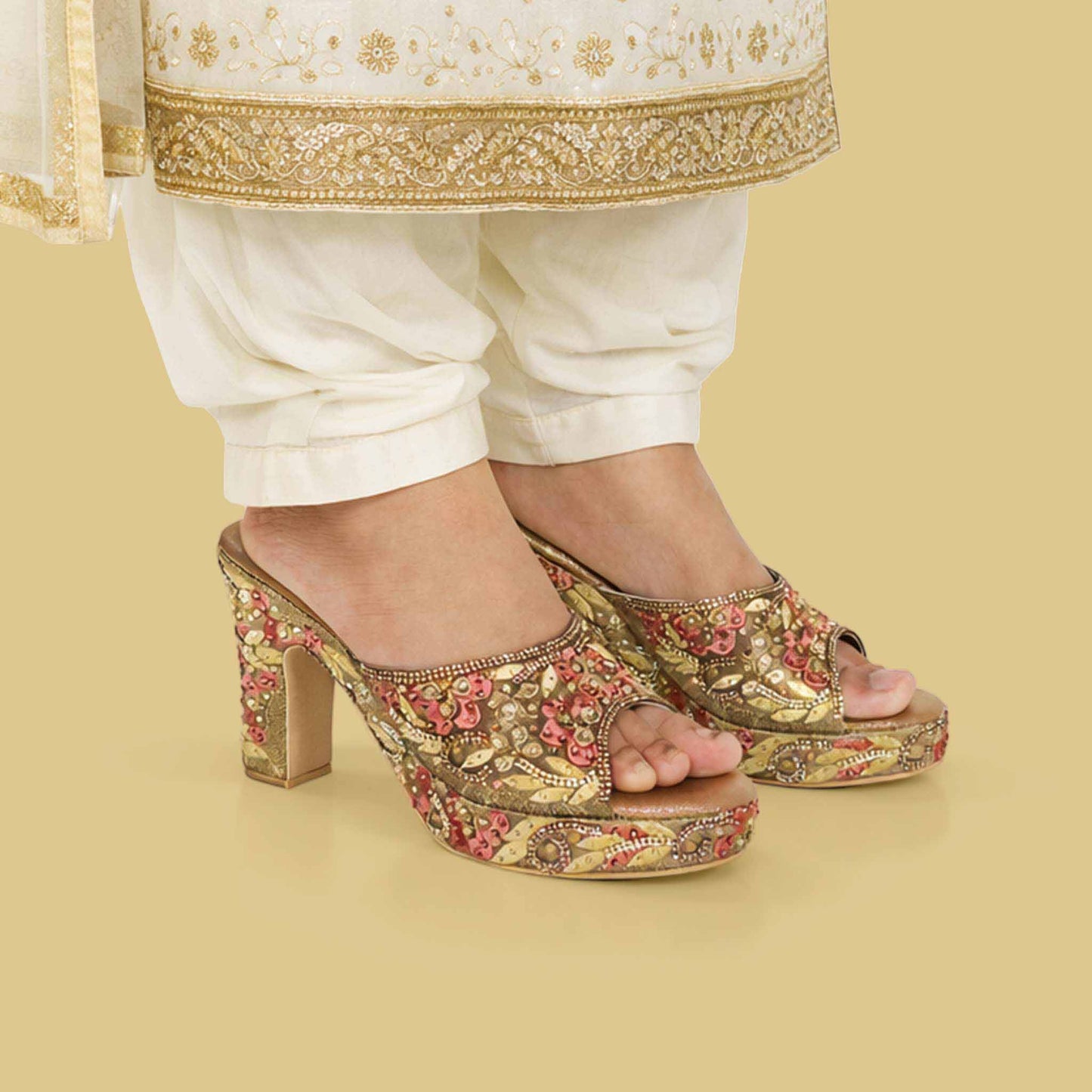 Gulnaz Block Heel
