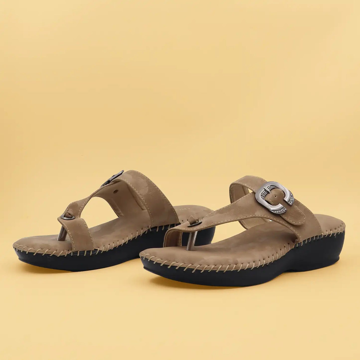Comfort Buckle Sandals