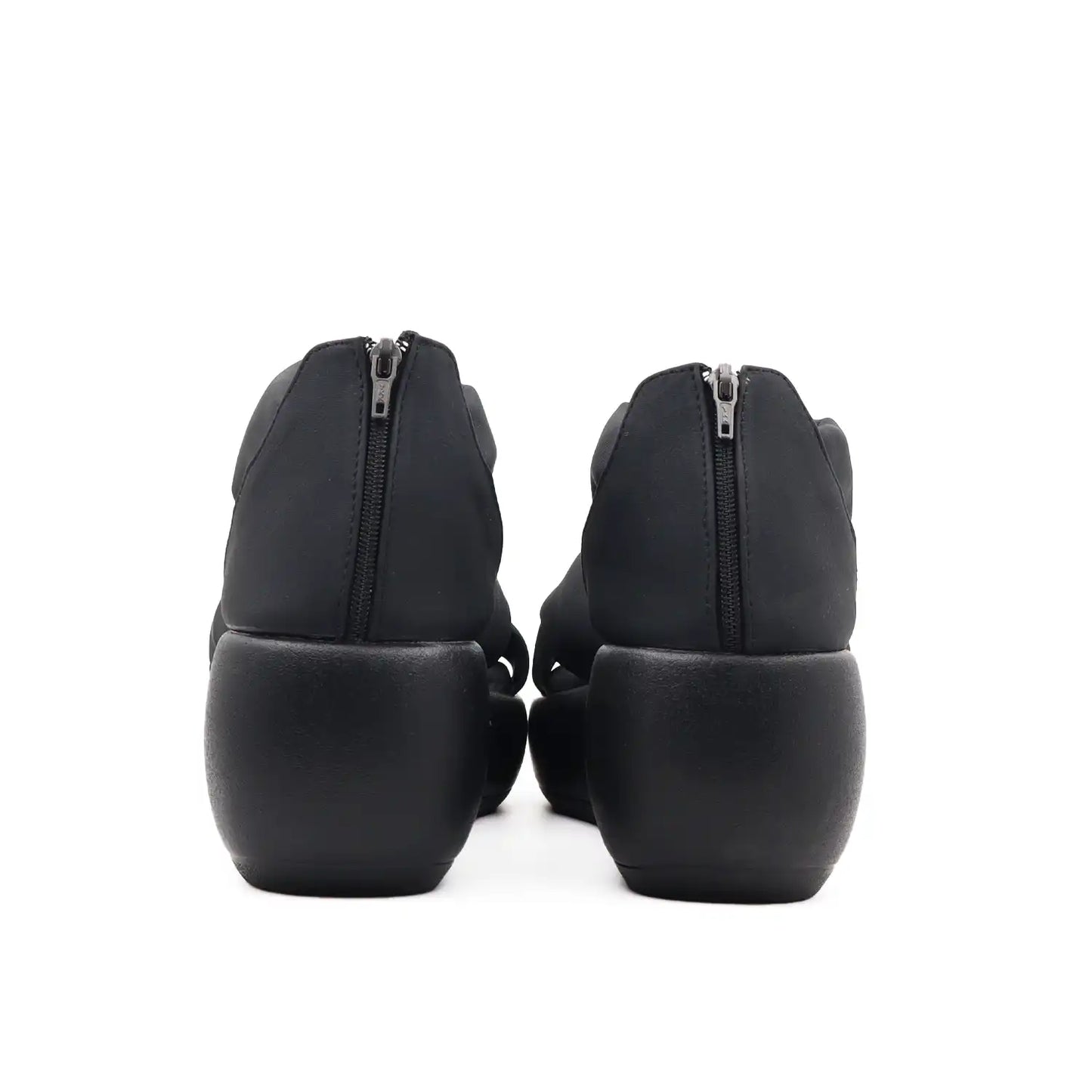 Women's platform heel  sandal back view