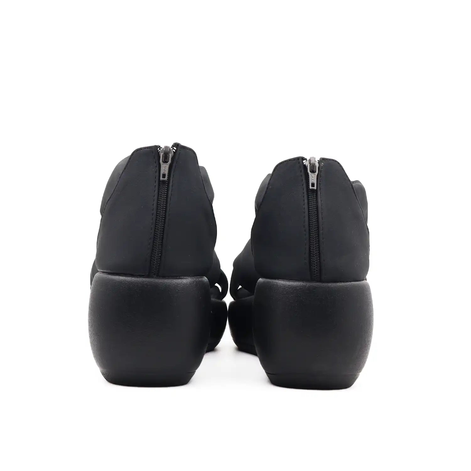 Women's platform heel  sandal back view