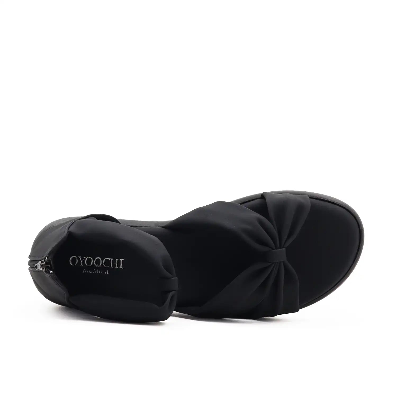 Women's platform heel sandal top view | oyoqchi