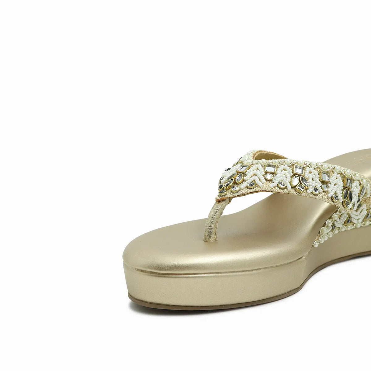 Embellished Platform Wedges