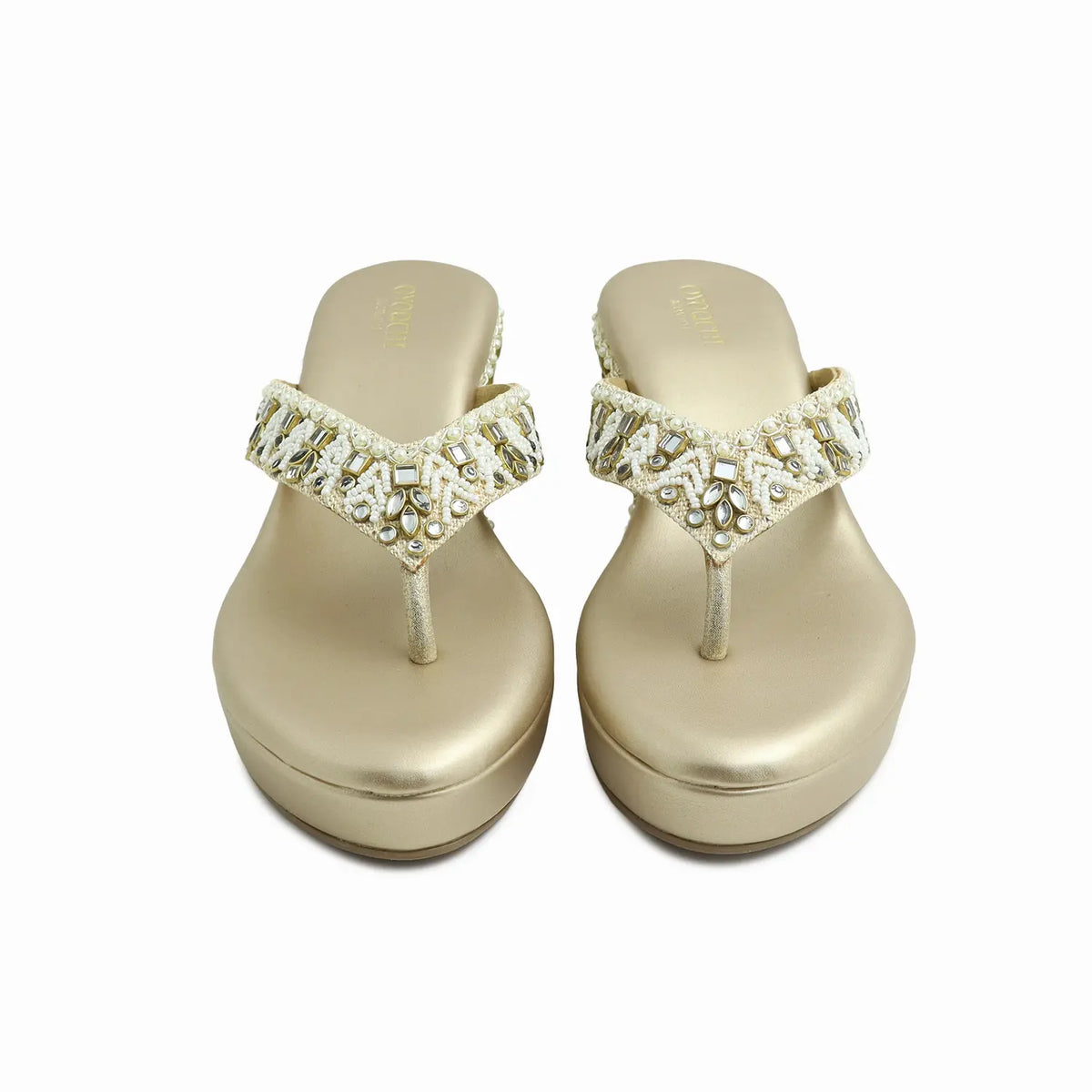 Embellished Platform Wedges