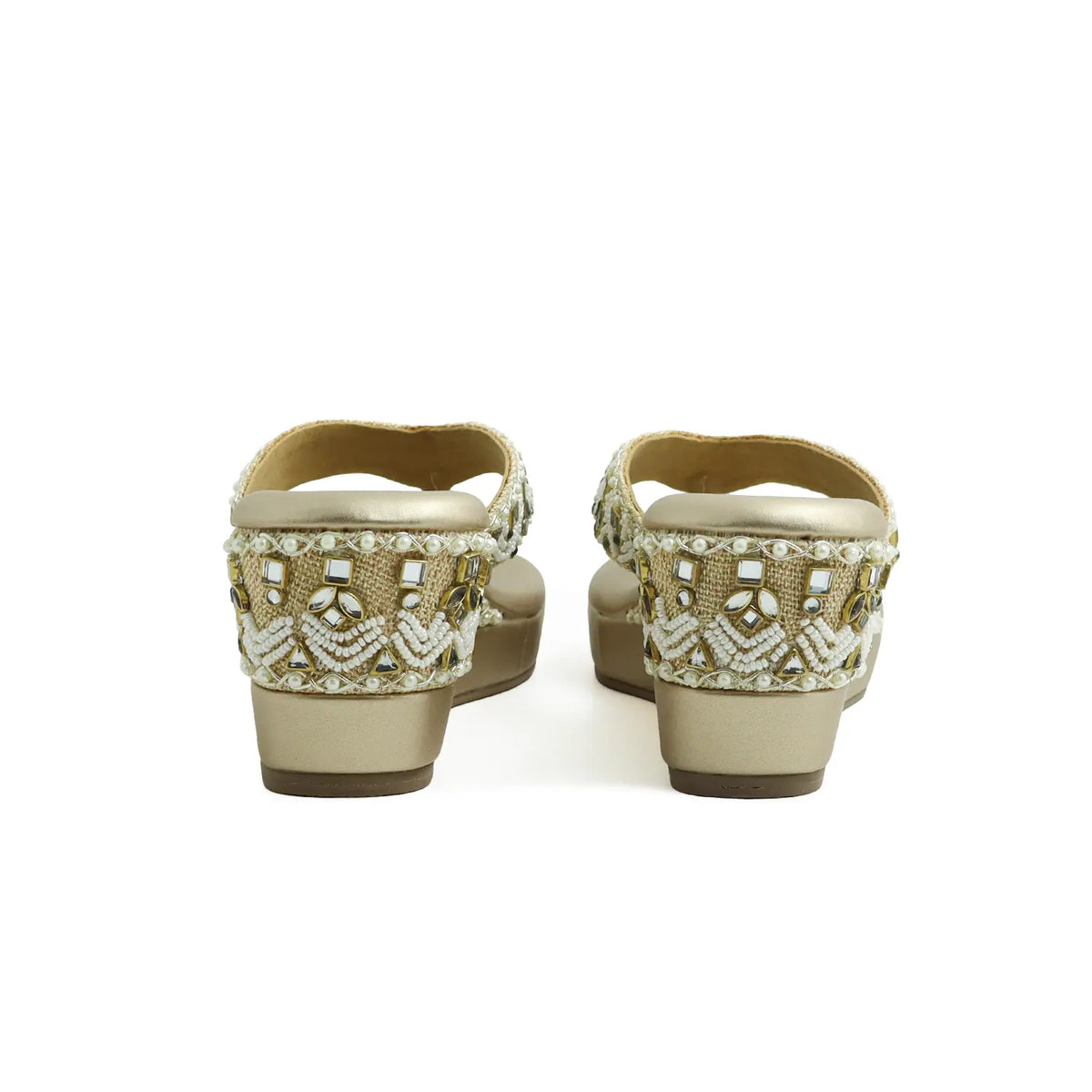 Embellished Platform Wedges
