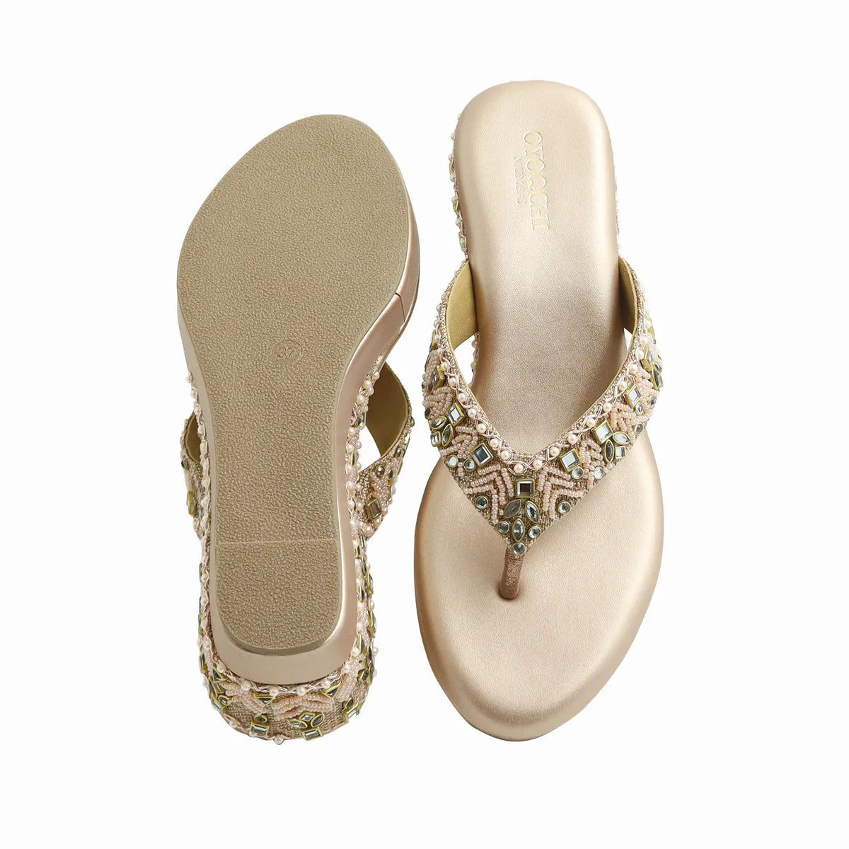 Embellished Platform Wedges