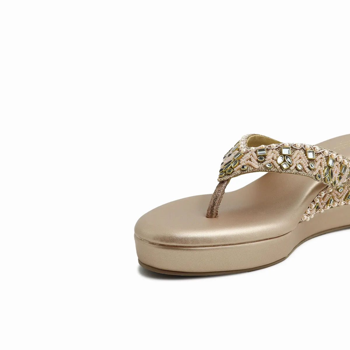Embellished Platform Wedges