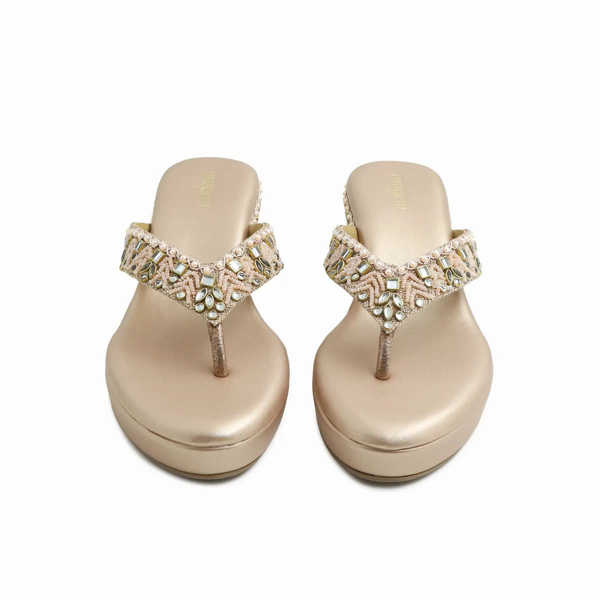 Embellished Platform Wedges