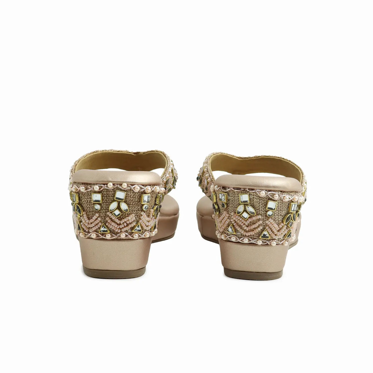 Embellished Platform Wedges