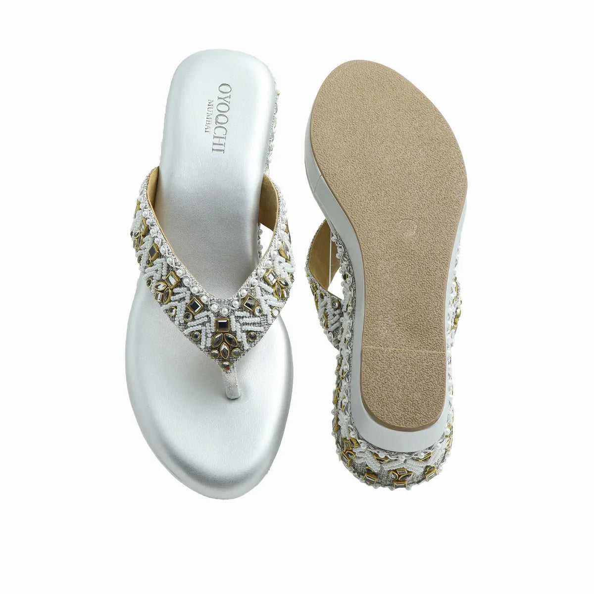 Embellished Platform Wedges