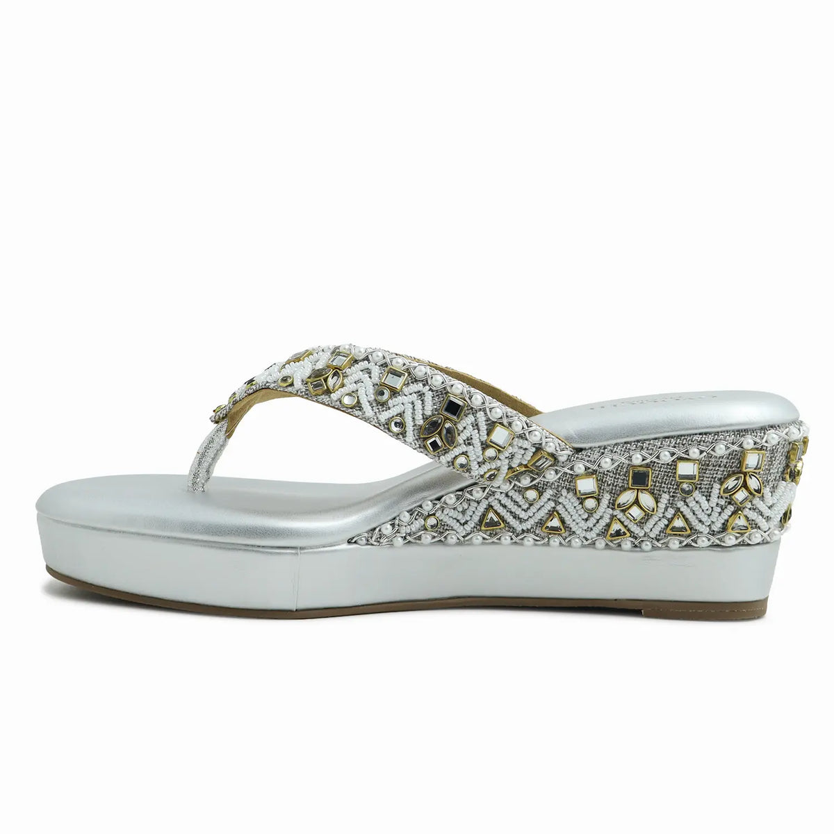 Embellished Platform Wedges