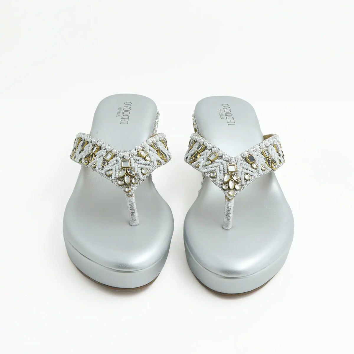 Embellished Platform Wedges