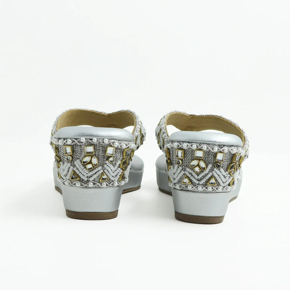 Embellished Platform Wedges