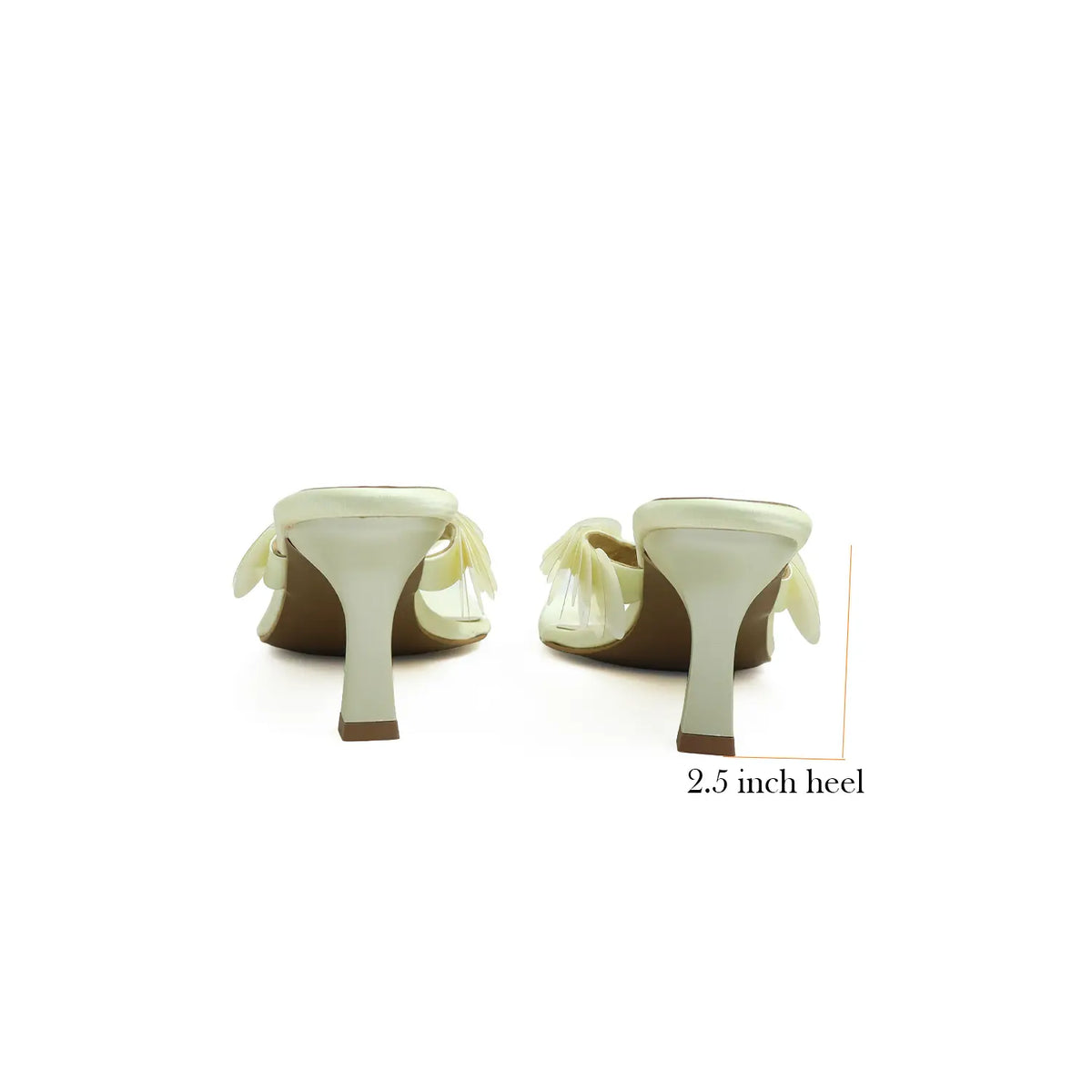 Ivory Disc Heels