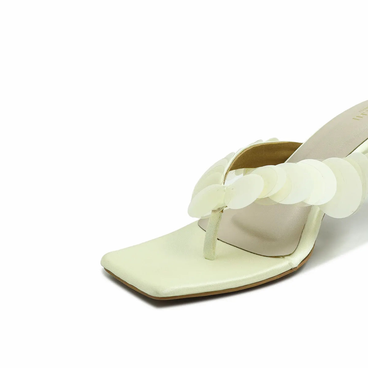Ivory Disc Heels