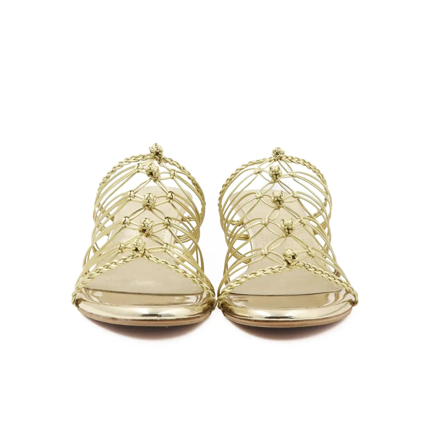 Knot Strap Kitten Heel