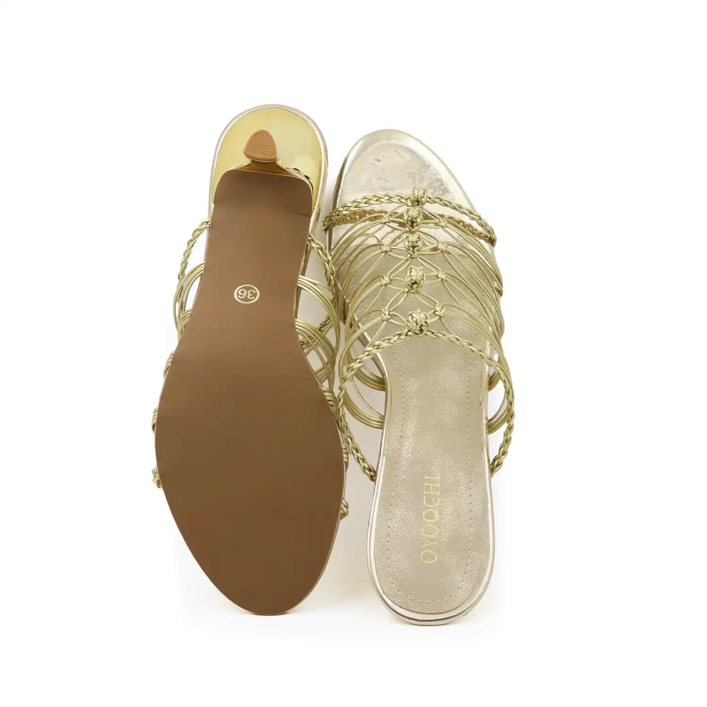 Knot Strap Kitten Heel