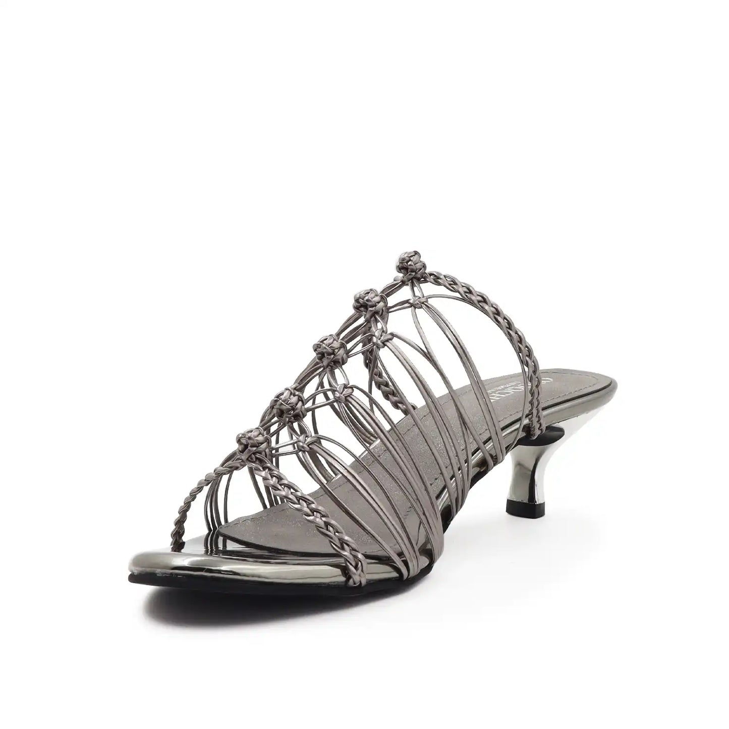 Knot Strap Kitten Heel