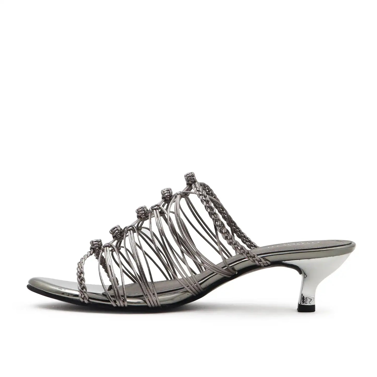 Knot Strap Kitten Heel