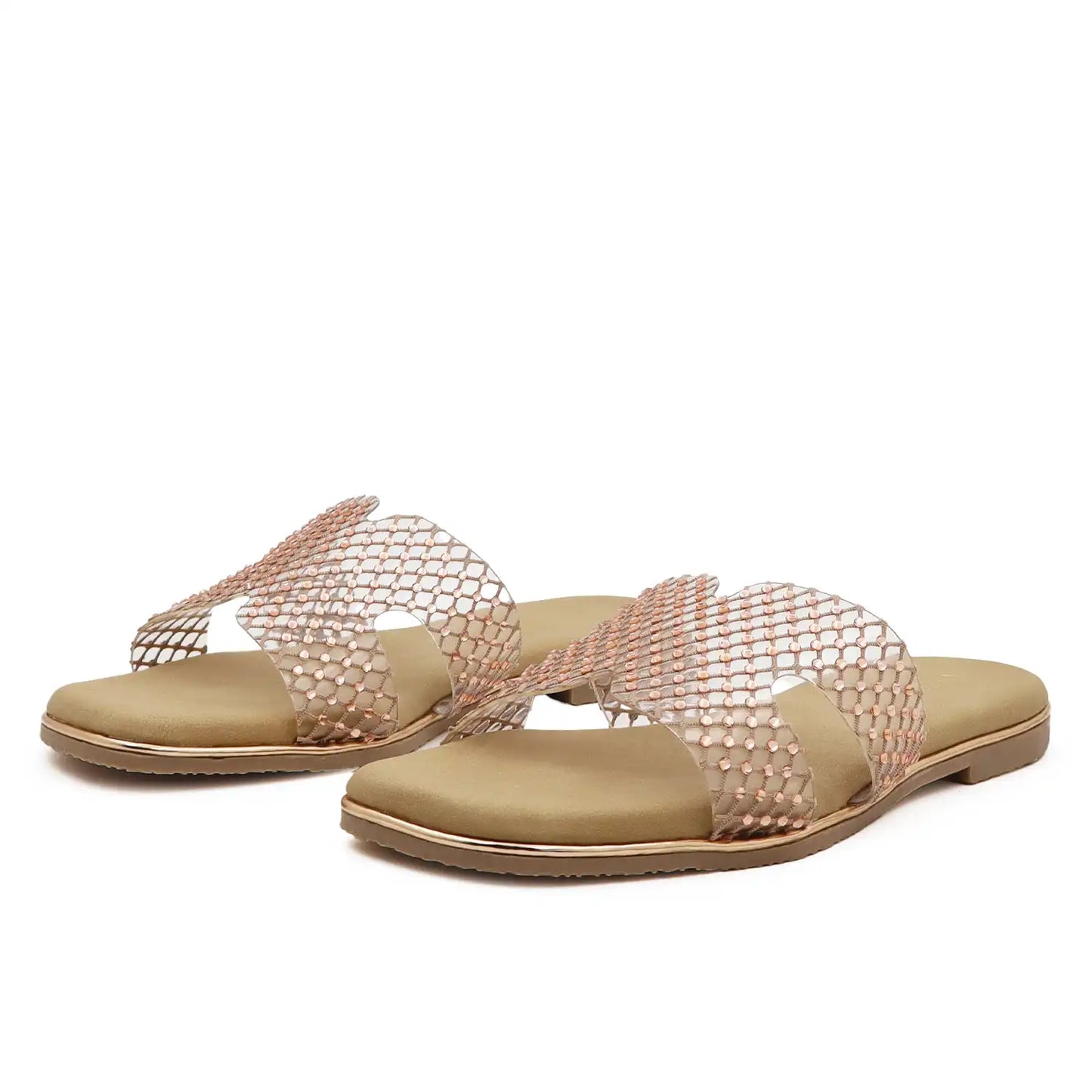 Crystal Comfort Flats