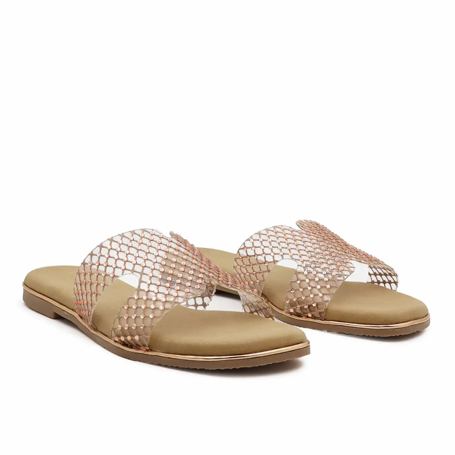 Crystal Comfort Flats