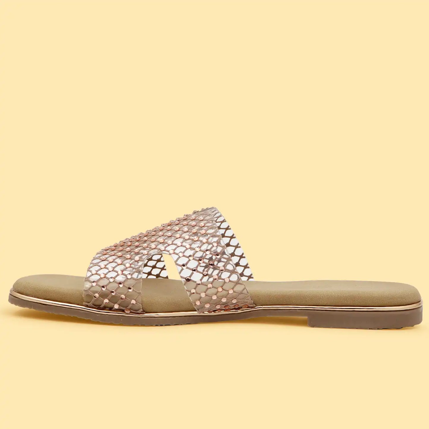 Crystal Comfort Flats