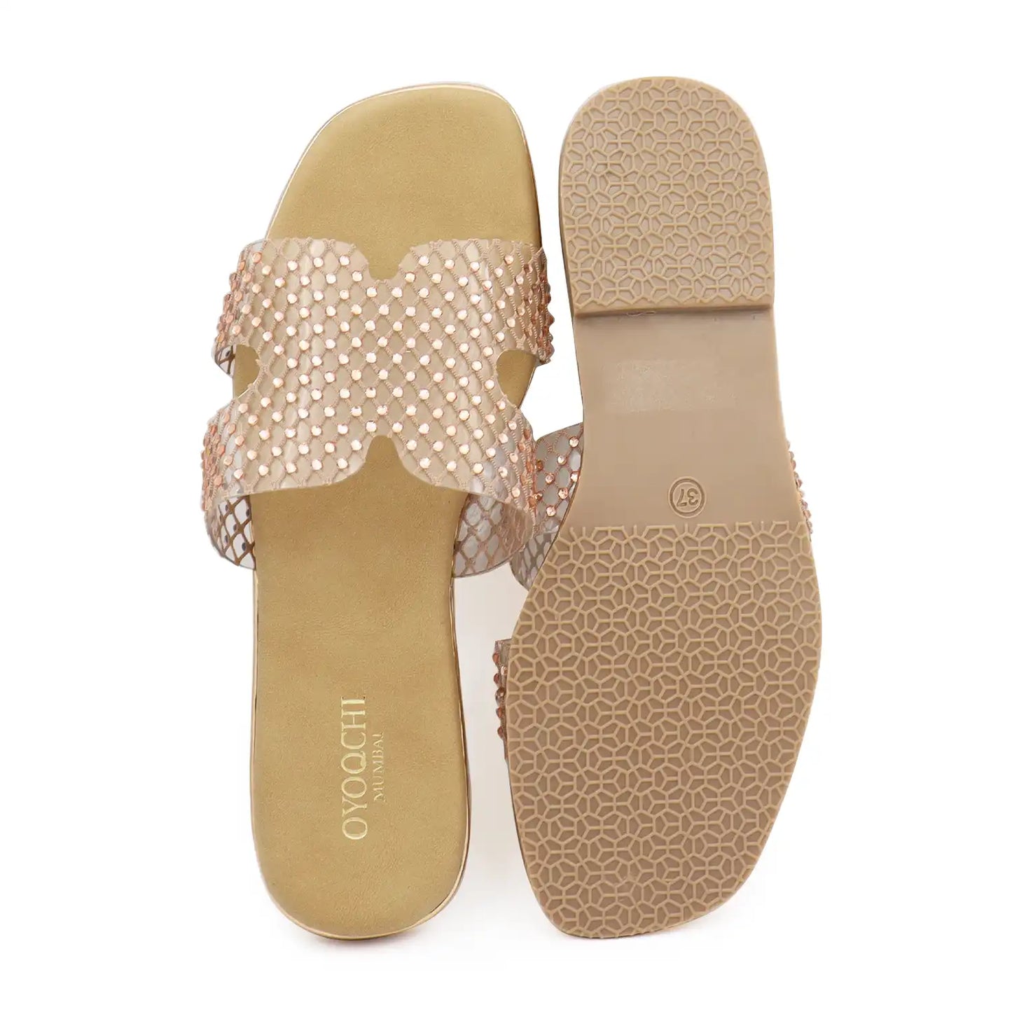 Crystal Comfort Flats