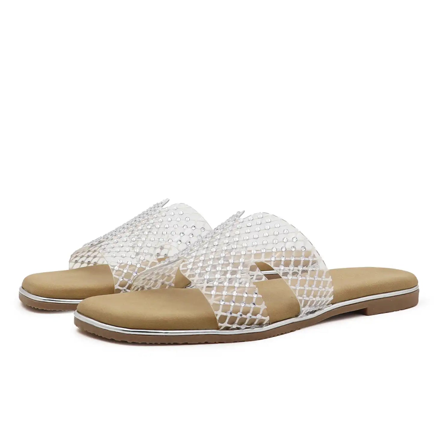 Crystal Comfort Flats