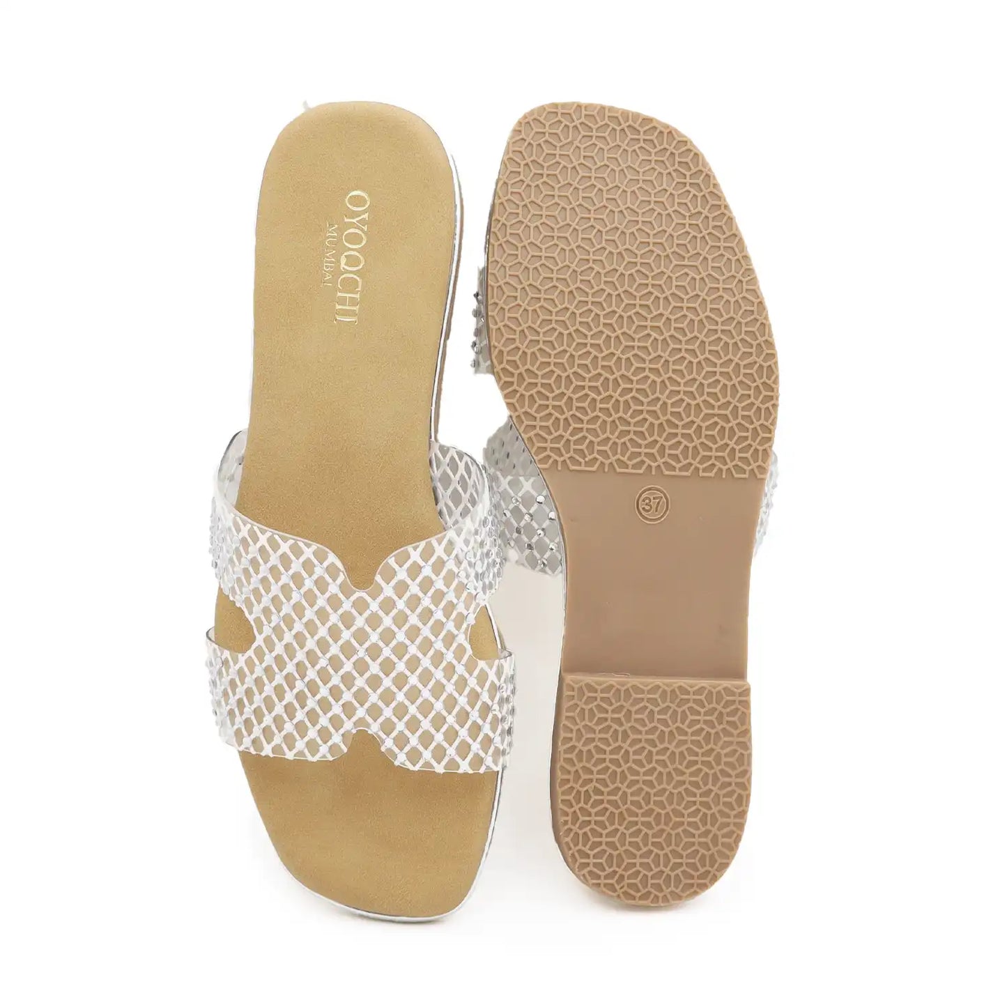 Crystal Comfort Flats