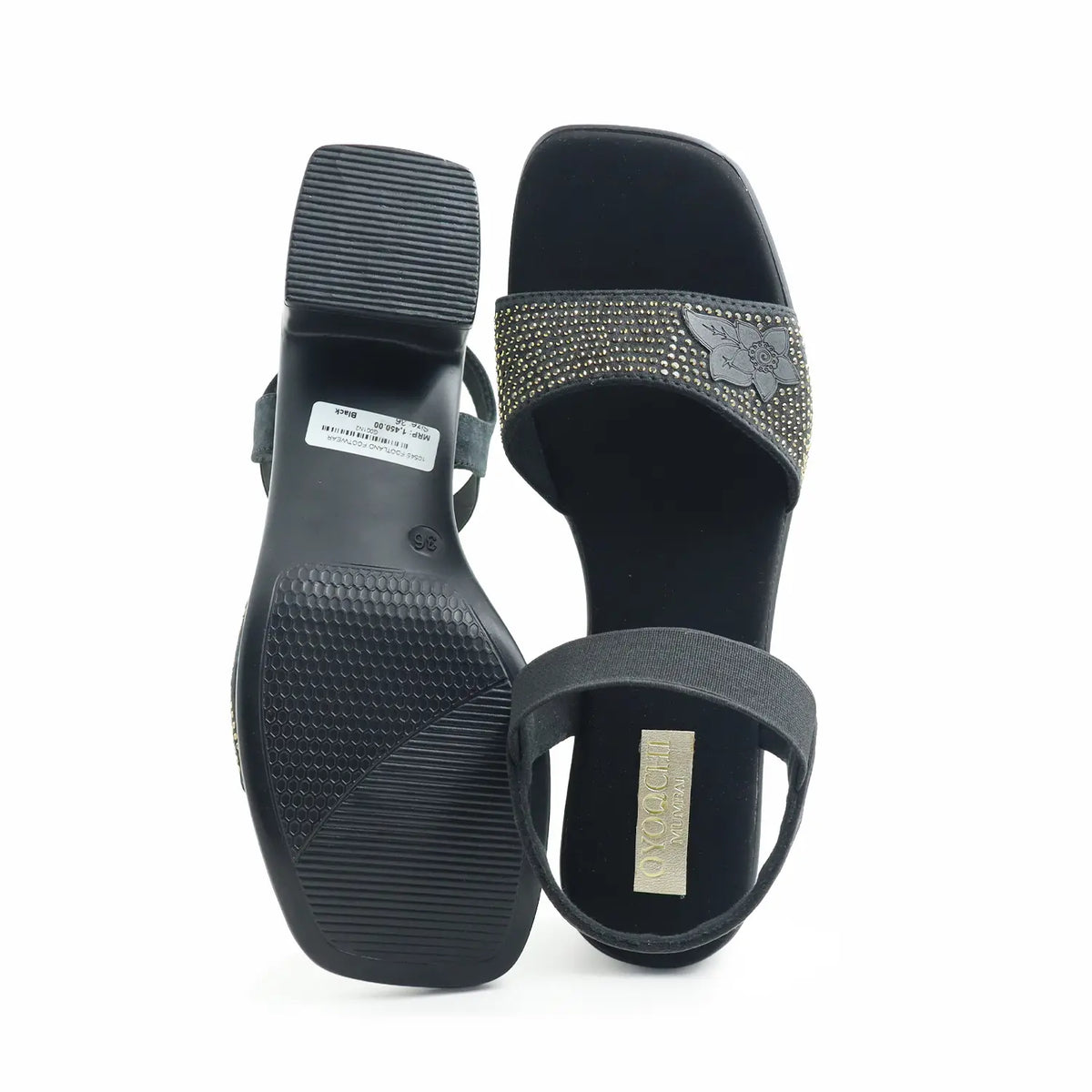 Studded Comfort Heels