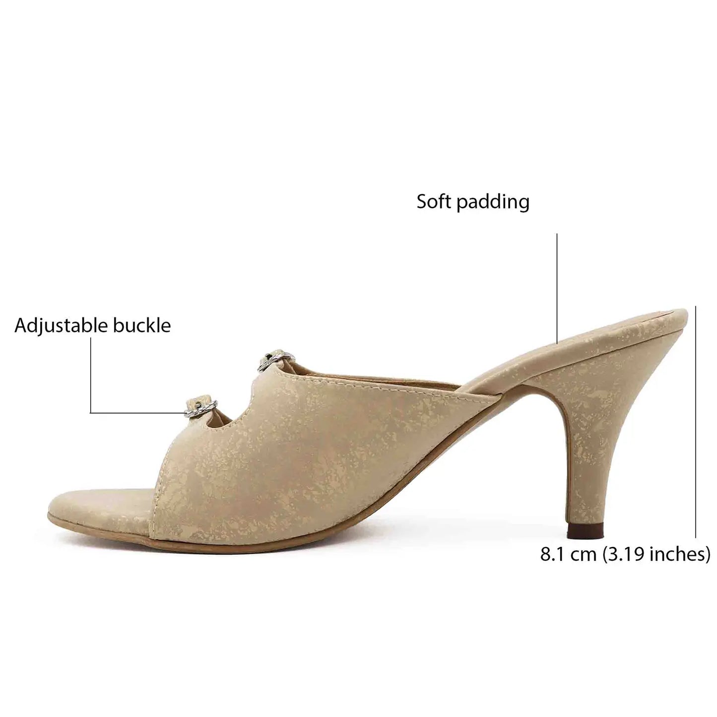 Heer Comfort Mule Heel
